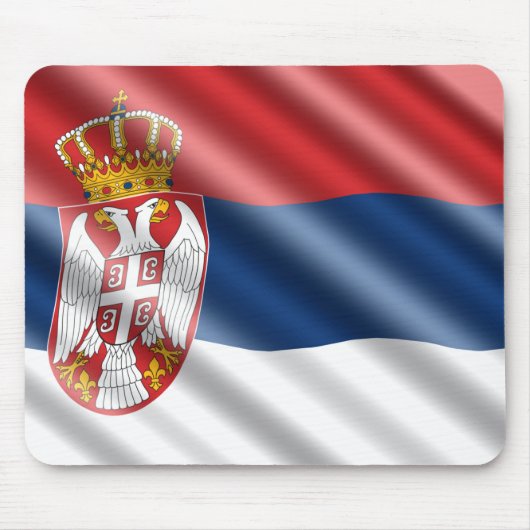 Servische vlag muismat (Voorkant)