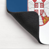 Servische vlag muismat (Hoek)