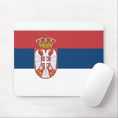 Servische vlag muismat (Met muis)