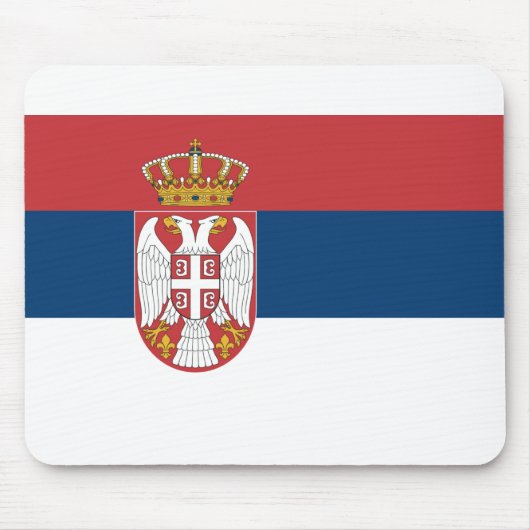 Servische vlag muismat (Voorkant)