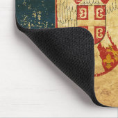 Servische vlag muismat (Hoek)