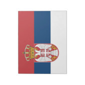 Servische vlag notitieblok (Linkerzijde)