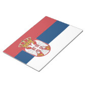 Servische vlag notitieblok (Schuin)