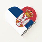 Servische vlag notitieboek (Achterkant)