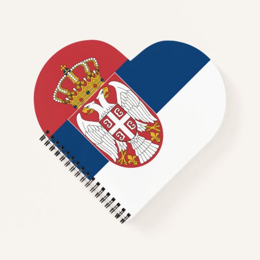 Servische vlag notitieboek (Voorkant)