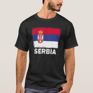 Servische vlag ondersteunt Servische volksmatige M T-shirt