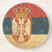 Servische Vlag Onderzetter (Voorkant)