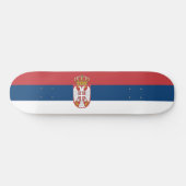 Servische vlag persoonlijk skateboard (Horizontaal)