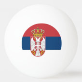 Servische vlag pingpongbal (Voorkant)