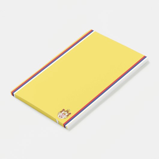 Servische vlag post-it® notes (Schuin)