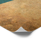  Servische vlag Poster (Hoek)