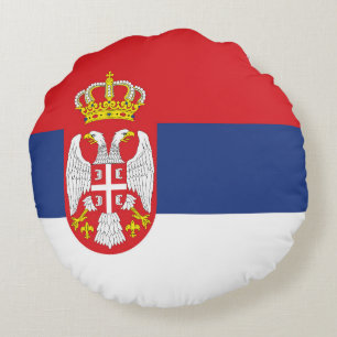 Servische vlag rond kussen