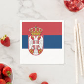 Servische vlag servet (Insitu)