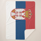 Servische vlag sherpa deken (Voorkant)