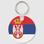 Servische vlag sleutelhanger (Achterkant)