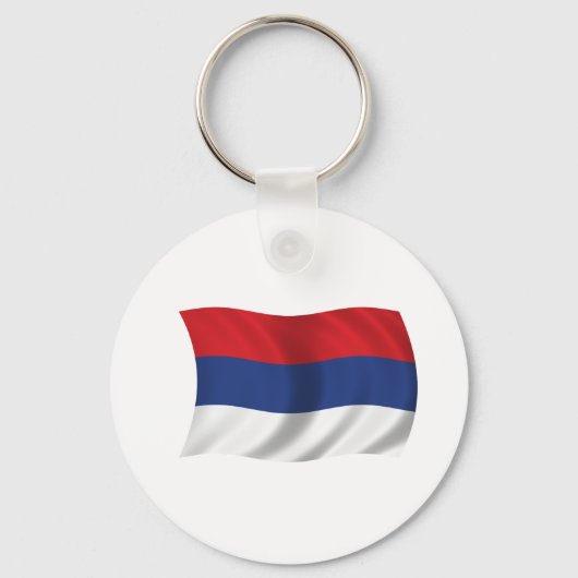 Servische vlag sleutelhanger (Voorkant)