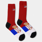 Servische vlag sokken (Rechts)