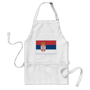 Servische vlag standaard schort