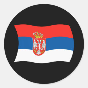 Servische Vlag Sticker