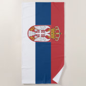 Servische vlag strandlaken (Voorkant)