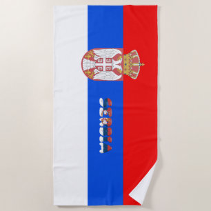 Servische vlag strandlaken