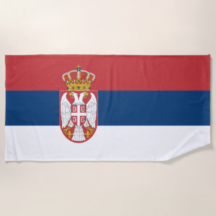 Servische vlag strandlaken