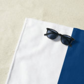 Servische vlag strandlaken (In situ)