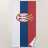 Servische vlag strandlaken (Voorkant)