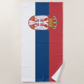 Servische vlag strandlaken (Voorkant)