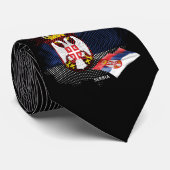 Servische vlag stropdas (Opgerold)