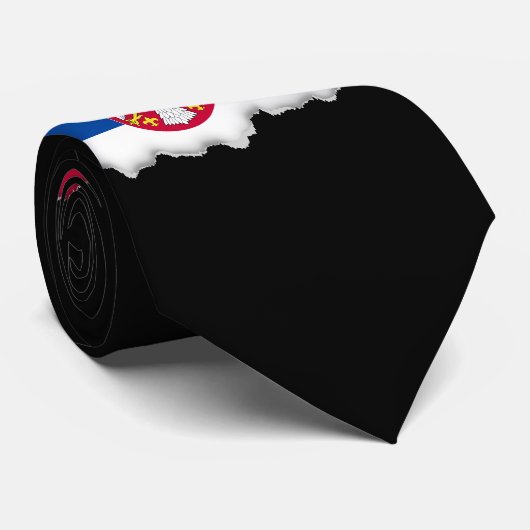 Servische vlag stropdas (Opgerold)