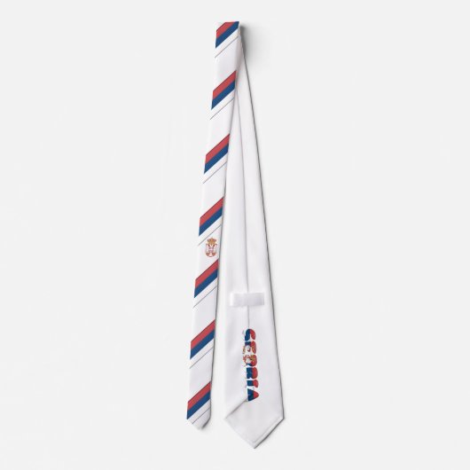 Servische vlag stropdas (Achterkant)