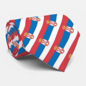 Servische vlag stropdas (Opgerold)