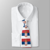 Servische vlag stropdas (Gebonden)