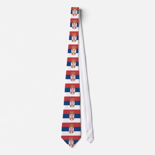 Servische vlag stropdas (Voorkant)