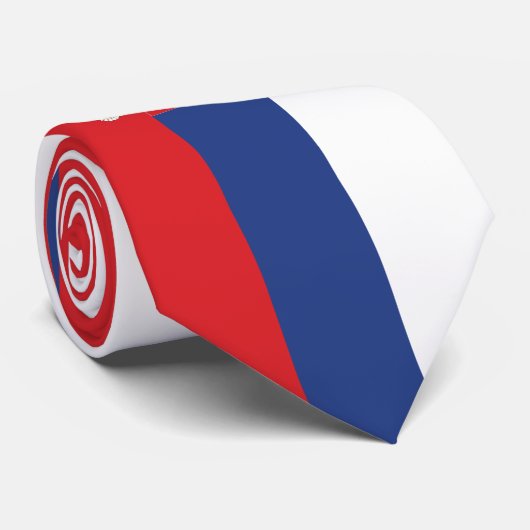 Servische vlag stropdas (Opgerold)