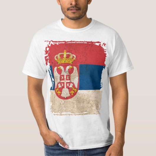 Servische vlag t-shirt (Voorkant)