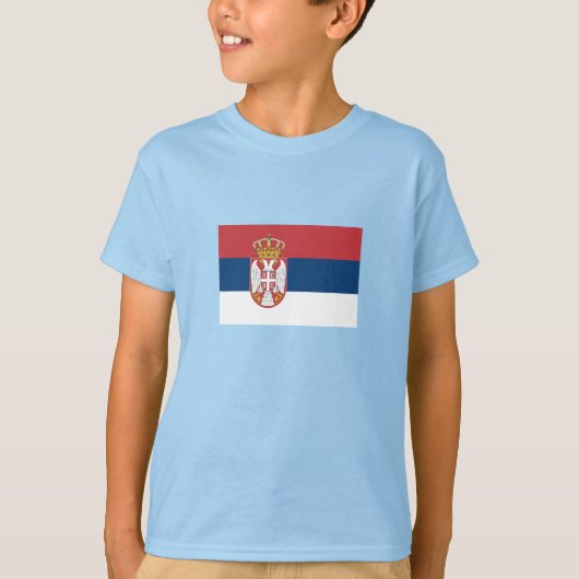 Servische vlag t-shirt (Voorkant)