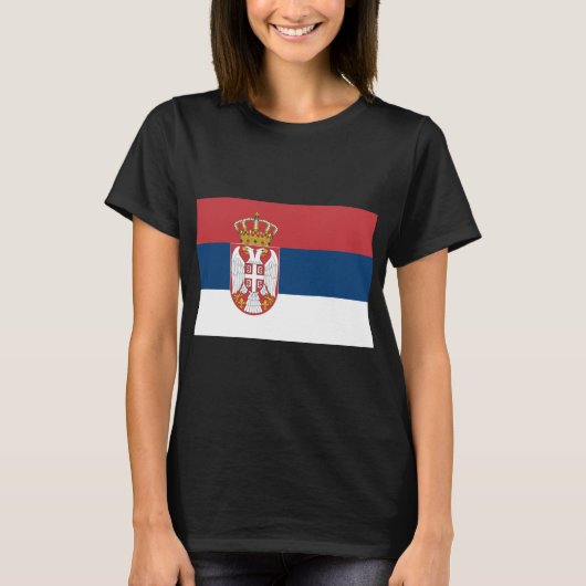 Servische vlag t-shirt (Voorkant)