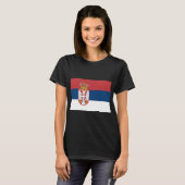 Servische vlag t-shirt (Voorkant volledig)