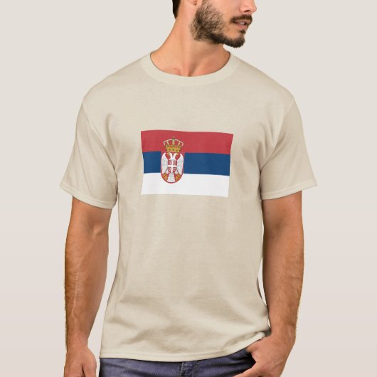 Servische vlag t-shirt (Voorkant)