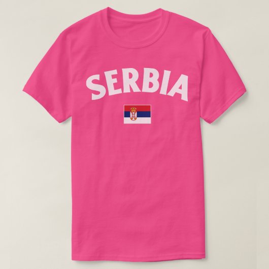 Servische vlag t-shirt (Design voorkant)