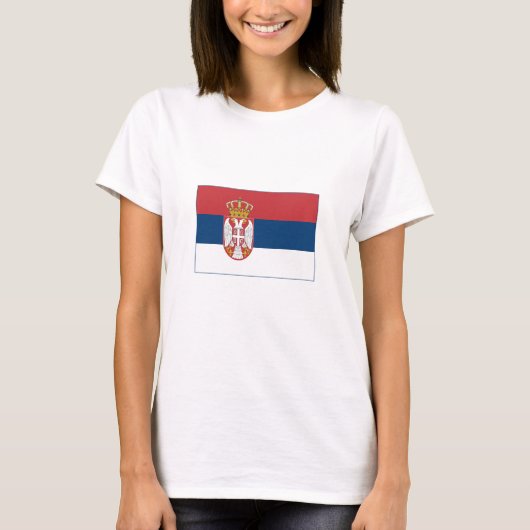 Servische vlag t-shirt (Voorkant)