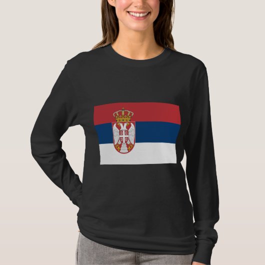 Servische vlag t-shirt (Voorkant)