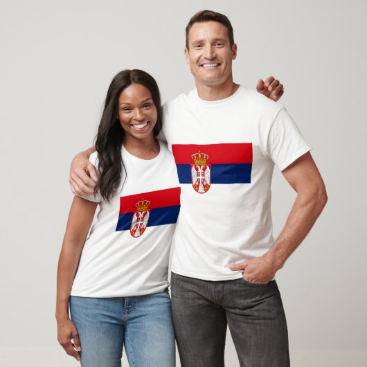 Servische vlag t-shirt (Unisex)