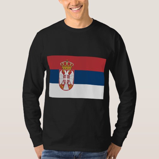 Servische vlag t-shirt (Voorkant)