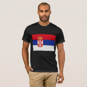 Servische vlag t-shirt (Voorkant volledig)