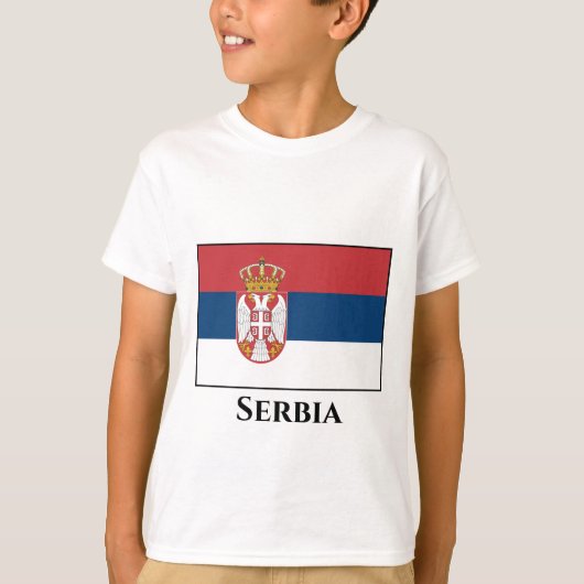 Servische vlag t-shirt (Voorkant)