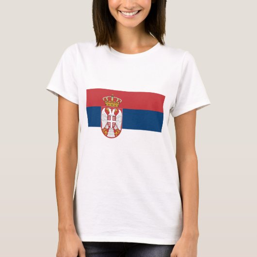 Servische vlag t-shirt (Voorkant)