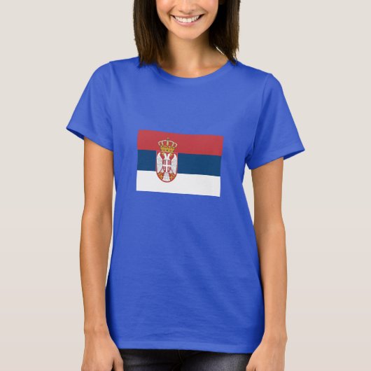 Servische vlag t-shirt (Voorkant)